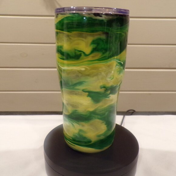 20oz Resin Tumbler, Travel Mug for Coffee, Gift for Coworker, Handmade Gift - Picture 5 of 9